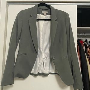 H&M XS Sage Green Blazer